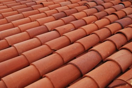 Roman Barrel-Style Roof Tile